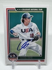 CARTER TRICE SIGNED 2022 PANINI USA STARS & STRIPES Chicago Cubs #36