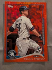 2014 Topps Tommy Medica Red Hot Foil #278 San Diego Padres Rookie RC