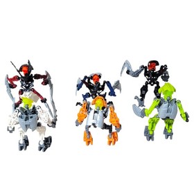 LEGO Bionicle lot Toa Phantoka VA Matoran Of Light Comp  W/ All Zamor & Leeches 