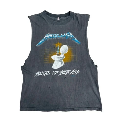 Metallica 86 80s Vintage Metal Up Your Ass Band Concert 1980s vintage concert t-shirt, vintage, single stitch, B+ condition