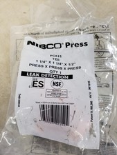 NIBCO PRESSYSTEM PC611 1-1/4" Tee Press x Press x Press Made in USA