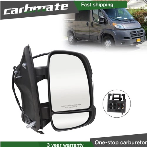 Manual Folding Mirror Passenger Side For 2014-2021 Ram ProMaster 1500 2500 3500