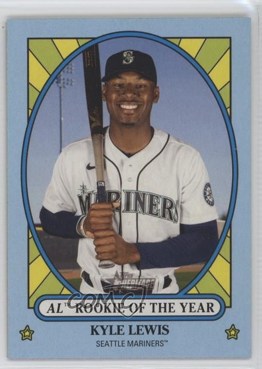 2021 Topps Heritage High Number Award Winners Kyle Lewis #AW-9 05vj
