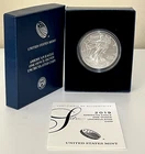 2019-W SILVER Eagle BURNISHED 1 oz .999 $1 Coin OGP Box & COA
