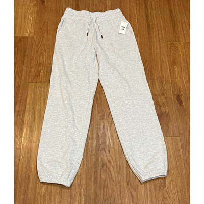 Mode Of One Mens Jogger Sweat Pant Drawstring Fleece Whispy Gray Size S