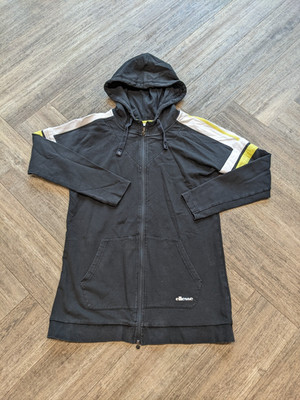 Ellesse schwarz Zip Hoodie Herren Slim Medium Unisex Logo Trainingsjacke Freizeit