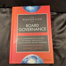 SIGNED SHIPS FREE Handbook of Board Governanc...