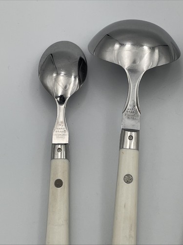 WF Mardi Gras Acciaio Inox 3pz Servizio Forchetta Washington Forge COREA Manico Bianco GB - Foto 16 di 17
