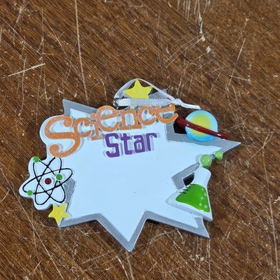 Christmas Ornament Science Star School Achievement award