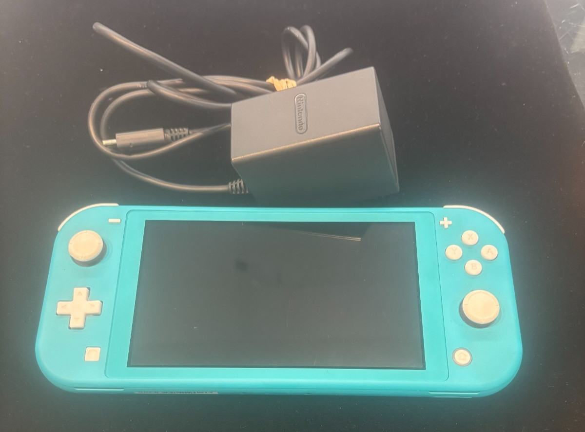 Nintendo Switch Lite Handheld Console - Turquiose with USB-C Charger