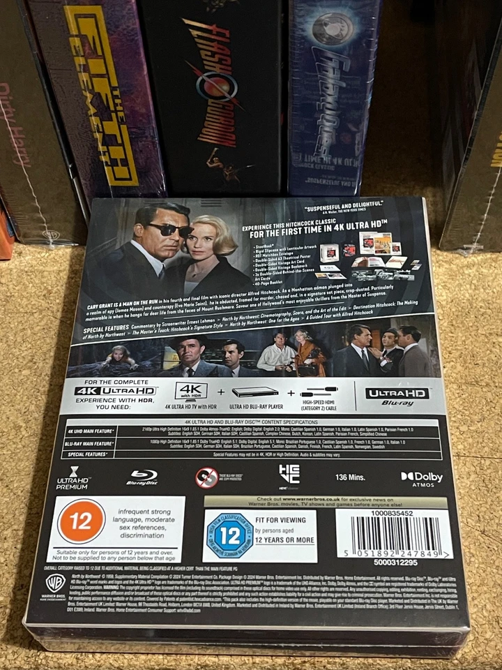 North By Northwest Limited Collector’s Edition 4K Blu Ray Box Set New & Sealed - Image 2 of 3