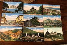 Vintage Lot Of 9 California Post Cards Vehicl...