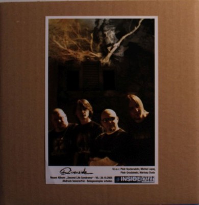 Riverside Second Life Syndrome - Original Fullcolour Promo Publishing Photo 2005