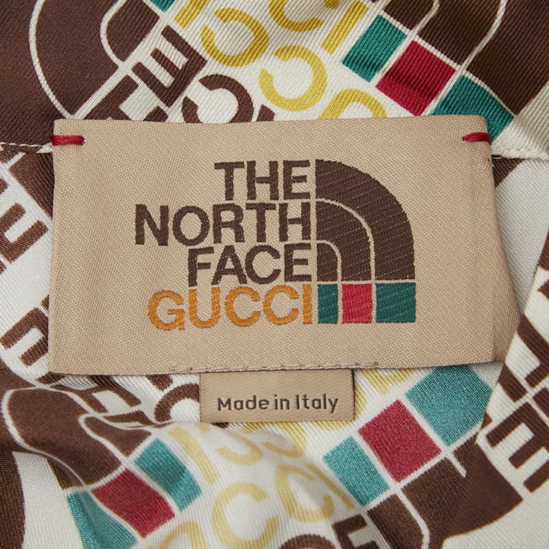 GUCCI x THE NORTH FACE Open collar shirt Aloha shirt 50 654766 mens 【Used】 image 4