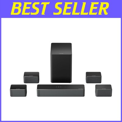 Virtual Surround Soundbar with App Control, 410W Peak Power