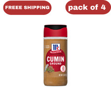 McCormick Ground Cumin 1.5 oz Bottles Pack of 4 Fresh Aromatic Spice