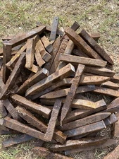 Railroad Spike Cut Off End For Welding, Blacksmithing, Forging, Knives & Crafts