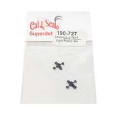 NEW Cal Scale 190-727 Locomotive Work Light Plastic Black (4) HO Scale