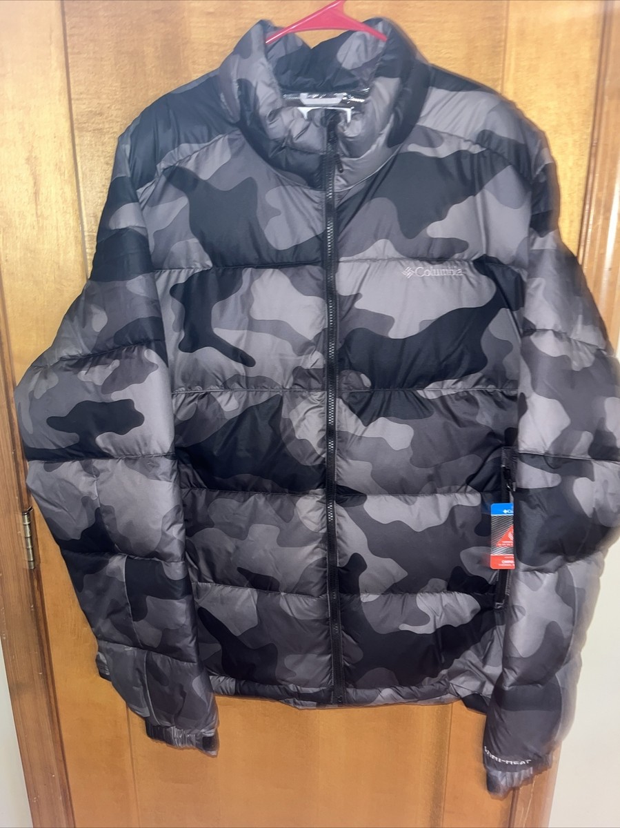 Columbia Men's Pike Lake™ II Jacket Black Camo XXLarge New