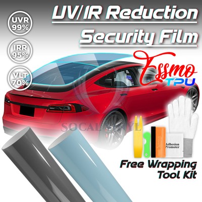 TPU Security for Tesla Glass Sunroof VLT70% UV99% Panoramic Sunshade Window