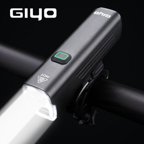 Giyo 1000 Lumen Bike Light USB 4800mAh Bicycle Headlight Waterproof Flashlight - Afbeelding 1 van 7