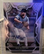 Nick Allgeyer RC Auto Toronto Blue Jays 2022 Panini Chronicles Certified #15