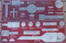 Dodge Omni Plymouth Horizon Vintage Miller Automotive Tool Boards, Set Of 2 `