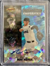 2020 Bowman's Best Max Meyer Atomic Franchise Favorites Autograph #/25