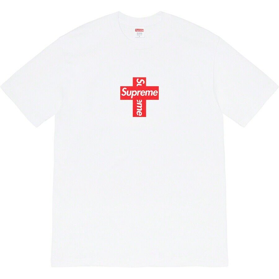 Supreme Cross Box Logo Tee Olive M