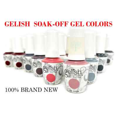 Gelish Soak-Off Gel Polish 0.5oz/ea NEW BOTTLE - New Updated Best Seller - PART1