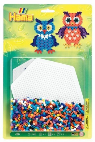 Hama - 4555 - Tempo Libero Creativo - Blister 3 Piastre Per Perline Da Stirare Midi - Animali - Foto 8