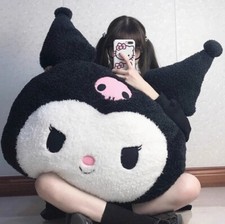 Kuromi Pillow Plush Stuffed Doll Toy Kawaii Backrest Bedroom Cushion Preaent NEW