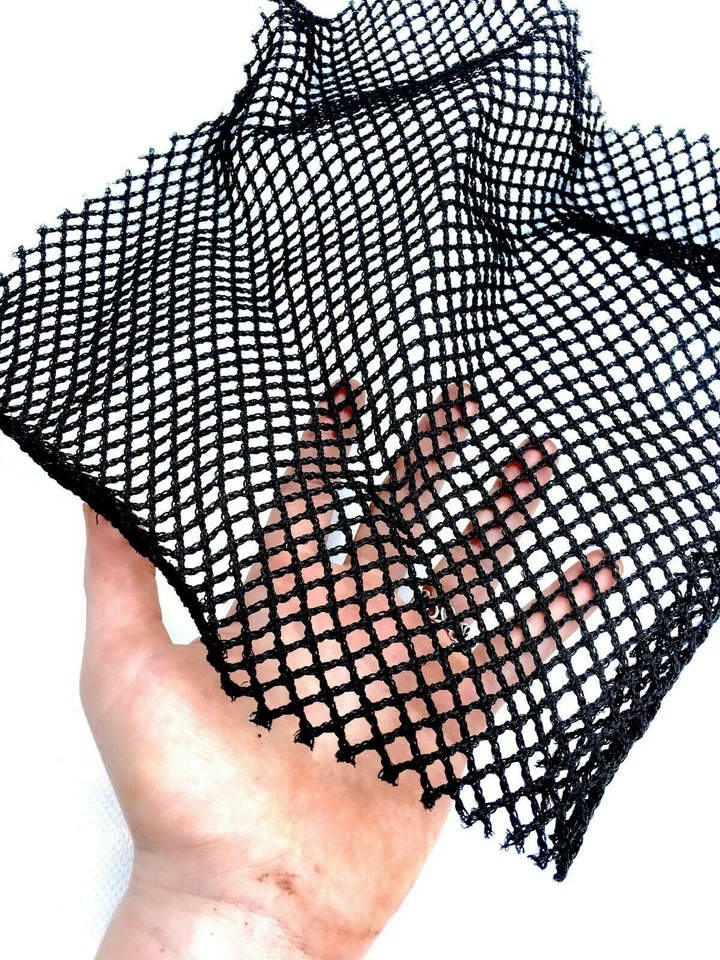 REPAIR MY MOONWALK Bounce House Netting Black Mesh For Repairs Window Commercial - Pick Your Size