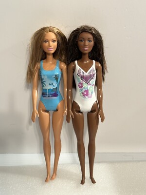Mattel Barbie Water Play And Blue Vacation Dolls 2015 And 2016 - Main Image