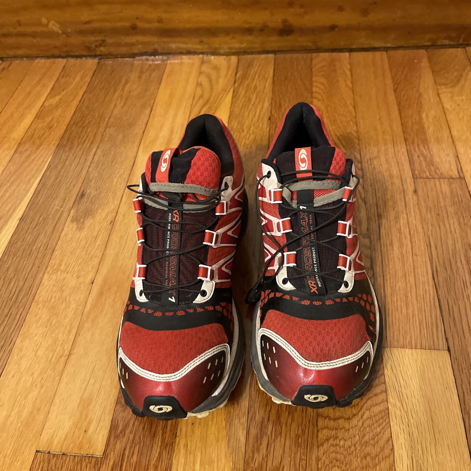 SALOMON SCARPE DA TRAIL RUNNING UOMO SALOMAN ROSSO NERO TAGLIA 11