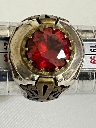 High Grade Handmade Men Silver 925 Ring Genuine France Ruby ياقوت باريسي مترش - Picture 14 of 19