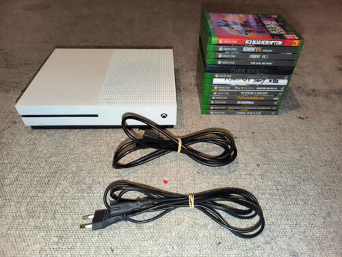 Microsoft Xbox One S Console 500GB White + 13 Games *NO CONTROLLER*