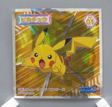 Pikachu Pokemon Sticker Japanese Anime Made In Japan Abt4.8X4.8cm F/S No.1