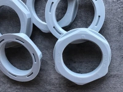 5x LAPP SKINTOP® GMP-GL-M32 x 1.5 Gegenmutter Polyamid Silber-Grau (RAL 7001)