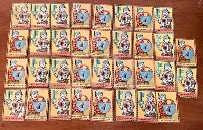 34 Vintage Playing Cards, Lock and Key, Unknown Maker and Game