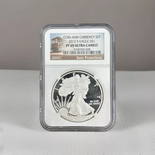 United States Of America 2012 S $1 NGC PF69 Ultra Cam American Silver Eagle