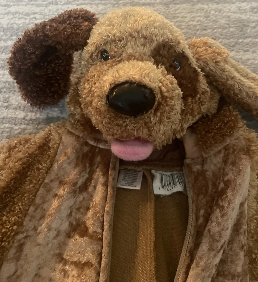 Disfraz de Cachorro Celebration Creations Bebé Peluche Una Pieza Cremallera Unisex Foto 2 de 4