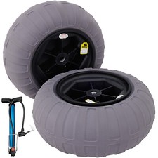 2Pcs 16 Balloon Beach Wheels Replacement Fish...