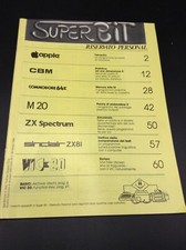 SUPERBIT RISERVATO PERSONAL N°48 1984 RIVISTA SOFTWARE COMPUTER APPLE SINCLAIR 