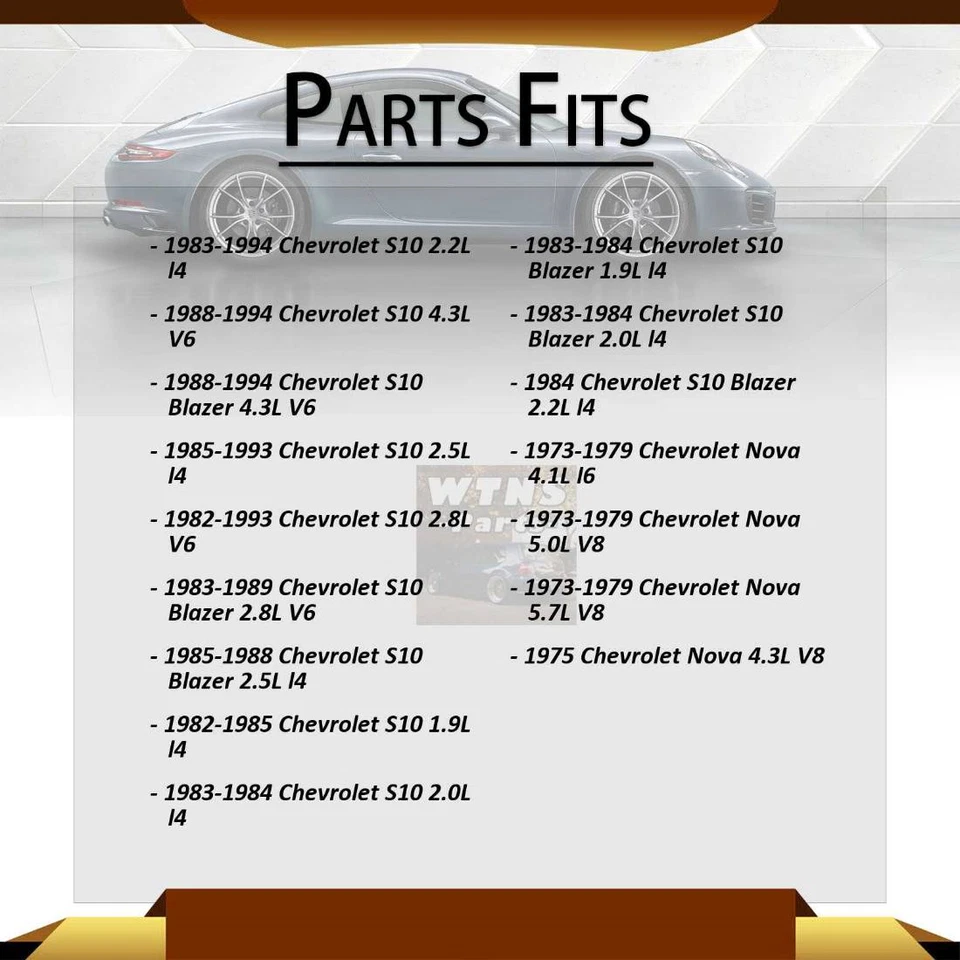 2x Puntal de freno de estacionamiento trasero para Chevrolet Nova 1973-1979 5,7 L Foto 2 de 4