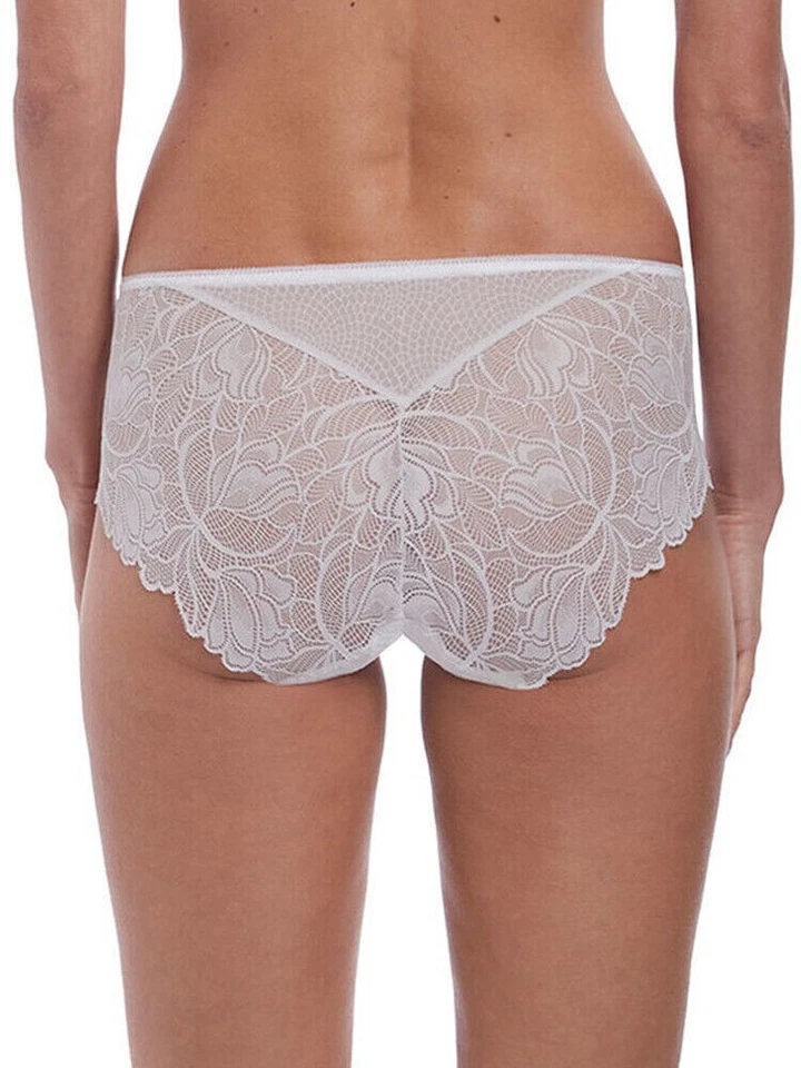 Fantasie Memoir Calzoncillo Corto Talla L 14 16 Blanco Encaje Bragas Lencería 3026 Nuevo Foto 3 de 4