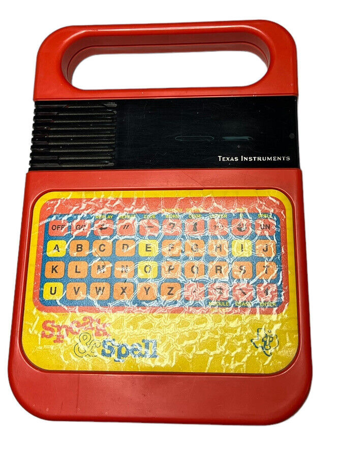 Vintage Speak & Spell Texas Instruments 1978 1980 Electronic Vintage Speak & Spell Texas Instruments 1978 1980 Electronic