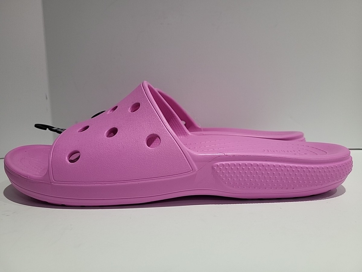 Crocs Classic Slide Sandals Men's Taffy Pink 206121-6SW Size 15