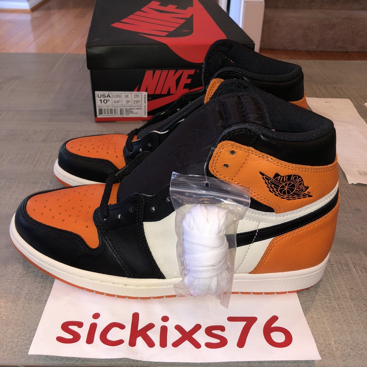 Nike Air Jordan 1 Retro High OG 'Shattered Backboard' Men's Sz