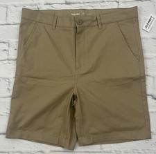 Old Navy Shorts Uniform Khaki Chino Flat Front Built In Boys Size 16 Plus